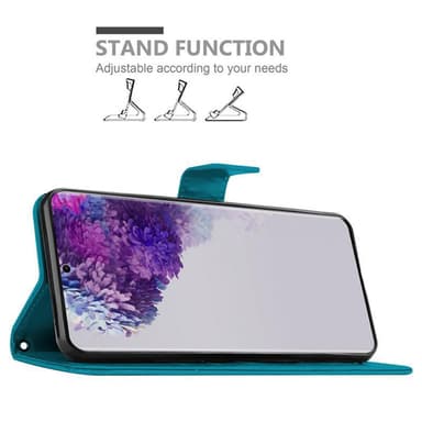 Samsung Galaxy S20 ULTRA Plånboksfodral Skal (Blå)