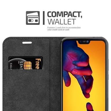 Huawei P20 LITE 2018 / NOVA 3E Skal Fodral Case (Svart)