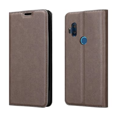 Motorola ONE HYPER Skal Fodral Case (Brun)