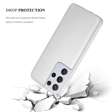 Skal Samsung Galaxy S22 ULTRA Fodral Case (Silver)