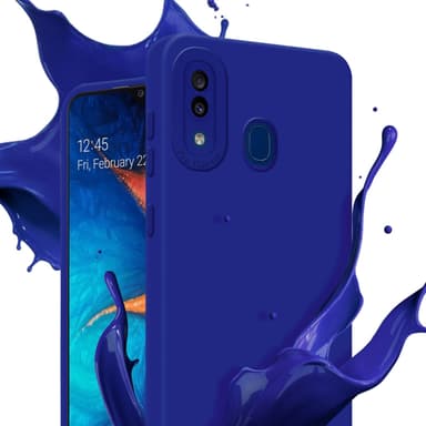 Samsung Galaxy A20 / A30 / M10s Skal Fodral Case (Blå)