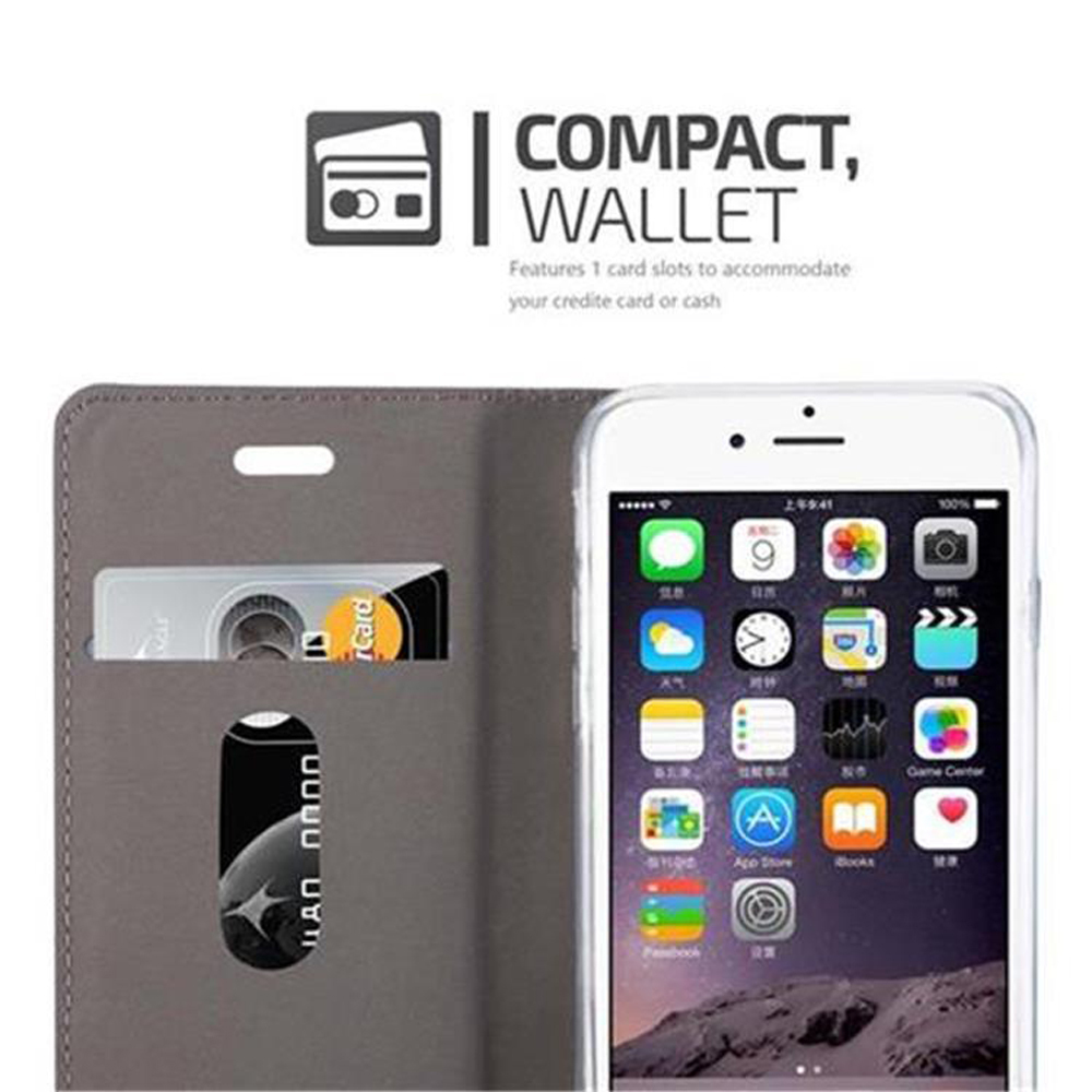 iPhone 6 / 6S Plånboksfodral Skal (Blå)