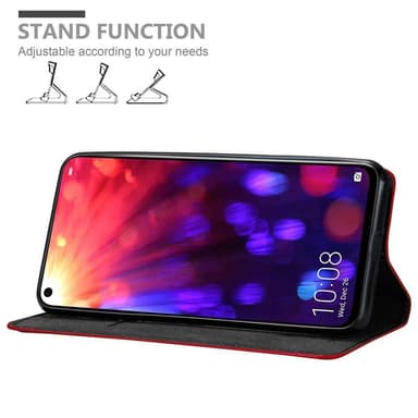 Honor View 20 Skal Fodral Case (Röd)