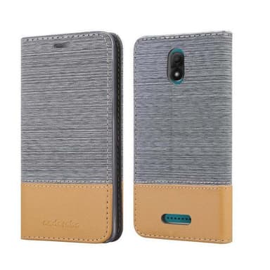 WIKO JERRY 3 Plånboksfodral Skal (Grå)