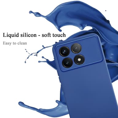 Xiaomi Poco F6 Pro Skal Fodral Case (Blå)