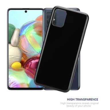 Samsung Galaxy A71 4G Skal Fodral Case (Svart)