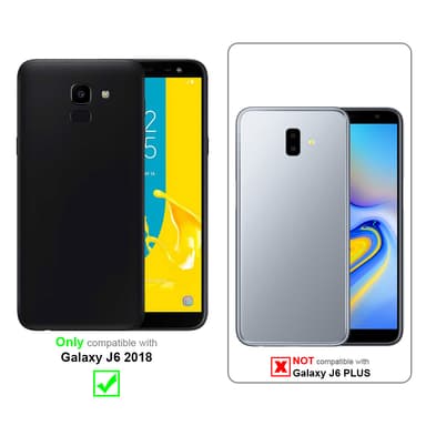 Skal Samsung Galaxy J6 2018 Fodral Case (Svart)