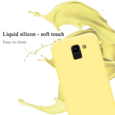 Samsung Galaxy J6 2018 Skal Fodral Case (Gul)