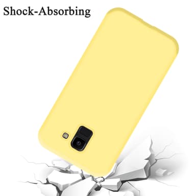 Samsung Galaxy J6 2018 Skal Fodral Case (Gul)