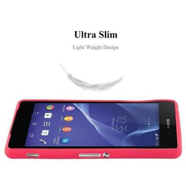Skal Sony Xperia Z2 Fodral Case (Röd)