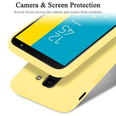 Samsung Galaxy J6 2018 Skal Fodral Case (Gul)