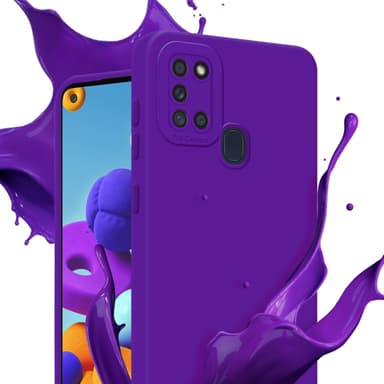 Samsung Galaxy A21s Skal Fodral Case (Lila)