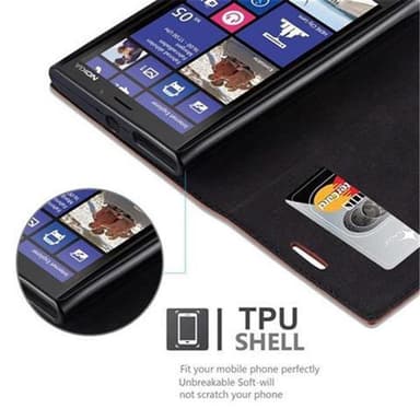 Nokia Lumia 920 Skal Fodral Case (Brun)