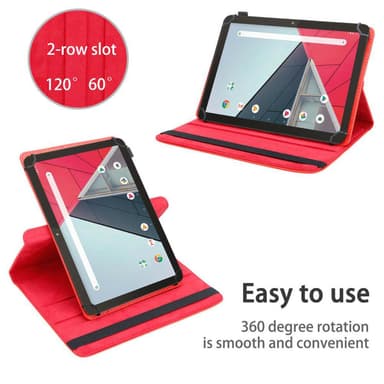 Trekstor Surftab Y10 (10.1 tum) Skal Fodral Case (Röd)