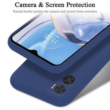 Motorola MOTO E22 / E22i Skal Fodral Case (Blå)