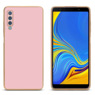 Samsung Galaxy A7 2018 Skal Fodral Case (Rosa)