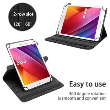 Asus ZenPad S (8.0 tum) Skal Fodral Case (Svart)