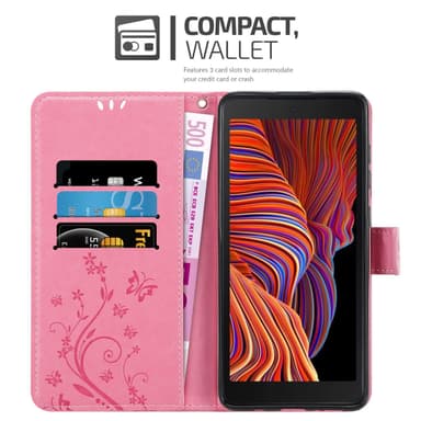 Samsung Galaxy XCover 5 Plånboksfodral Skal (Rosa)