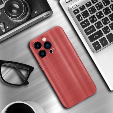 iPhone 14 PRO MAX Skal Fodral Case (Röd)
