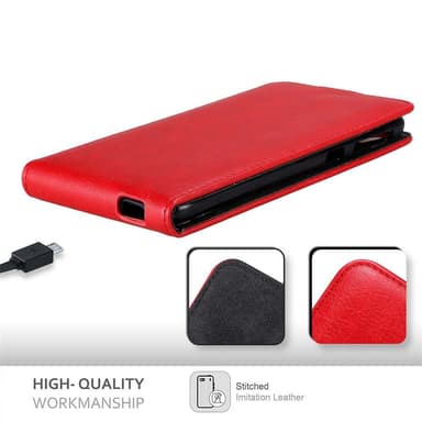 HTC Desire 820 Flipfodral Skal (Röd)