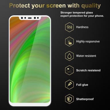 Xiaomi Pocophone F1 3x Skyddsglas Skyddsfilm Skärmskydd