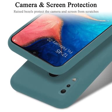 Samsung Galaxy A20 / A30 / M10s Skal Fodral Case (Grön)