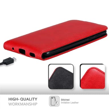 HTC U PLAY Flipfodral Skal (Röd)