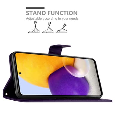 Samsung Galaxy A73 5G Plånboksfodral Skal (Lila)
