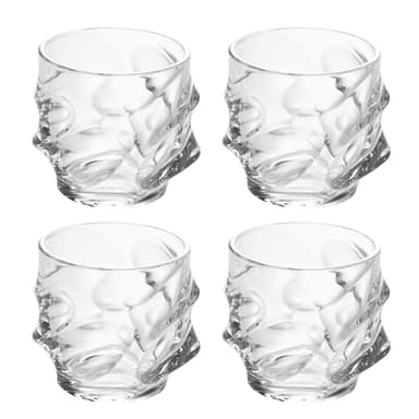 4x Whiskyglas Old Fashioned Whiskey Kristallglas