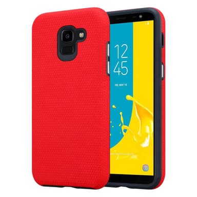 Samsung Galaxy J6 2018 Skal Fodral Case (Röd)
