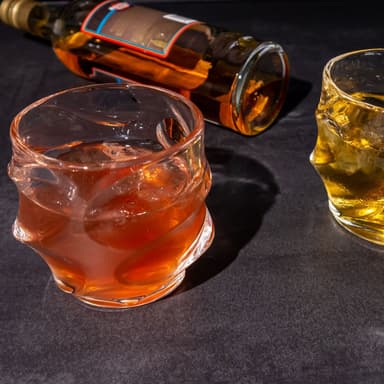 4x Whiskyglas Old Fashioned Whiskey Kristallglas