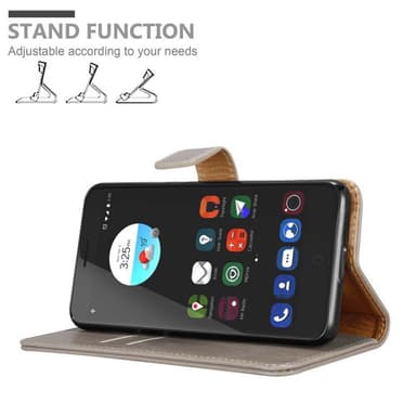 ZTE Blade V7 Plånboksfodral Skal (Brun)