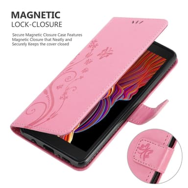 Samsung Galaxy XCover 5 Plånboksfodral Skal (Rosa)