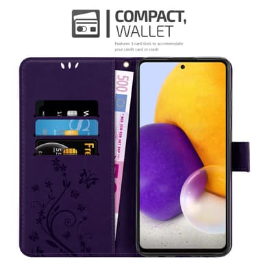 Samsung Galaxy A73 5G Plånboksfodral Skal (Lila)