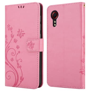 Samsung Galaxy XCover 5 Plånboksfodral Skal (Rosa)