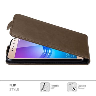 Huawei Y5 2017 / Y6 2017 Flipfodral Skal (Brun)