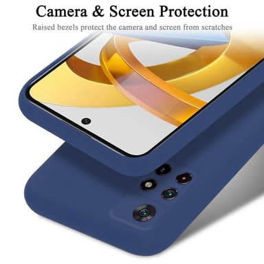 Xiaomi POCO M4 PRO 5G Skal Fodral Case (Blå)