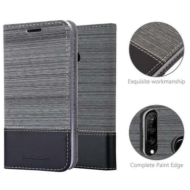 Huawei P30 LITE Plånboksfodral Skal (Grå)