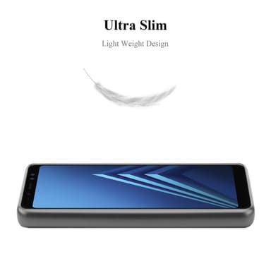 Skal Samsung Galaxy A8 2018 Fodral Case (Grå)