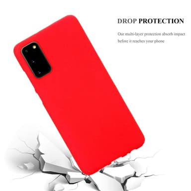Skal Samsung Galaxy S20 Fodral Case (Röd)