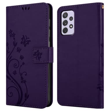 Samsung Galaxy A73 5G Plånboksfodral Skal (Lila)