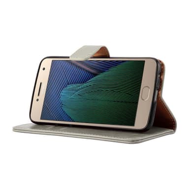 Motorola MOTO G5 PLUS Plånboksfodral Skal (Brun)