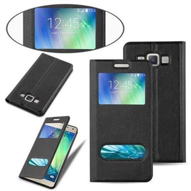 Samsung Galaxy A3 2015 Plånboksfodral Skal (Svart)