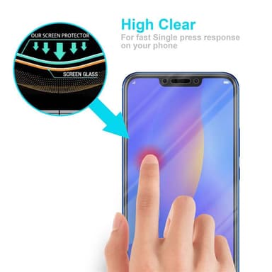 Huawei P SMART PLUS 2019 Skyddsglas Skyddsfilm
