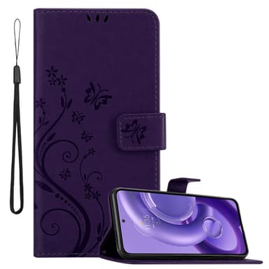 Motorola EDGE 30 NEO Plånboksfodral Skal (Lila)