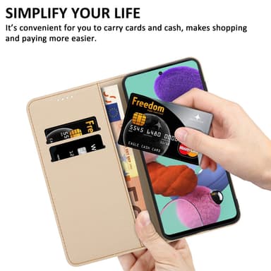 Samsung Galaxy A51 4G / M40s Plånboksfodral Skal (Rosa)