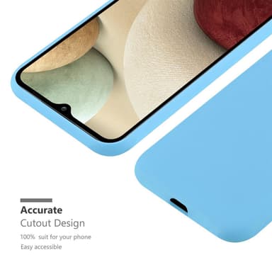 Skal Samsung Galaxy A12 / M12 Fodral Case (Blå)