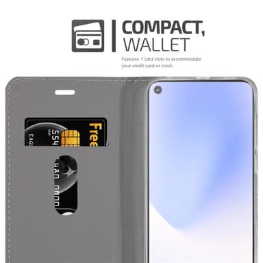 Google PIXEL 5 XL Plånboksfodral Skal (Grå)
