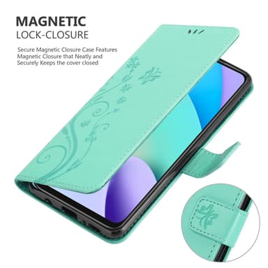 Xiaomi RedMi 10 Plånboksfodral Skal (Turkos)
