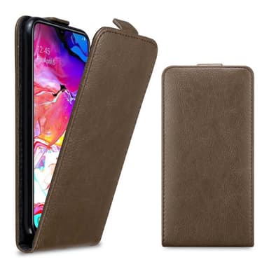 Samsung Galaxy A70 / A70s Flipfodral Skal (Brun)